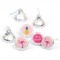 Big Dot of Happiness Pink Flamingo - Party Like a Pineapple Tropical Summer Round Candy Sticker Favors - Labels Fits Hershey‘s Kisses (1 sheet of 108)